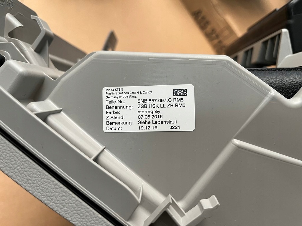 фото №6, Vw tiguan ii 5na бардачок консолі пасажира 5nb857097c rm5 5nb857097crm5