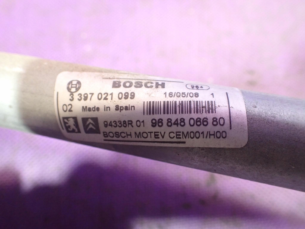 фото №8, Peugeot 308 i t7 07- kombi sw механизм моторчик дворник 390241869