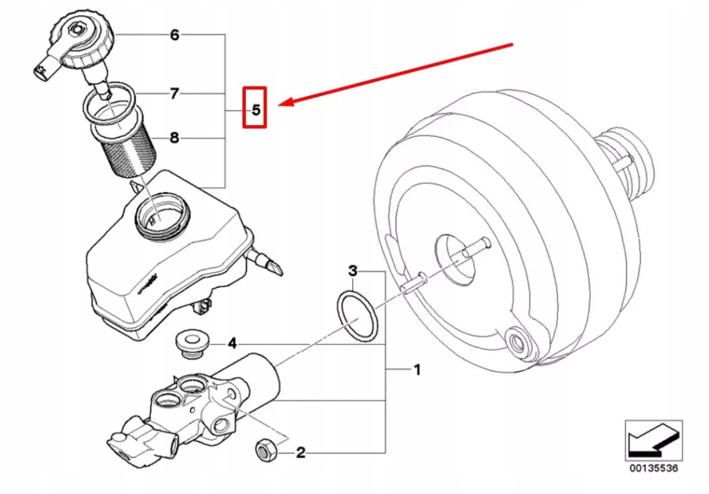 фото №8, Bmw 1 coupe e82 бак насоса гальмівний 34326764117 6764117 oem