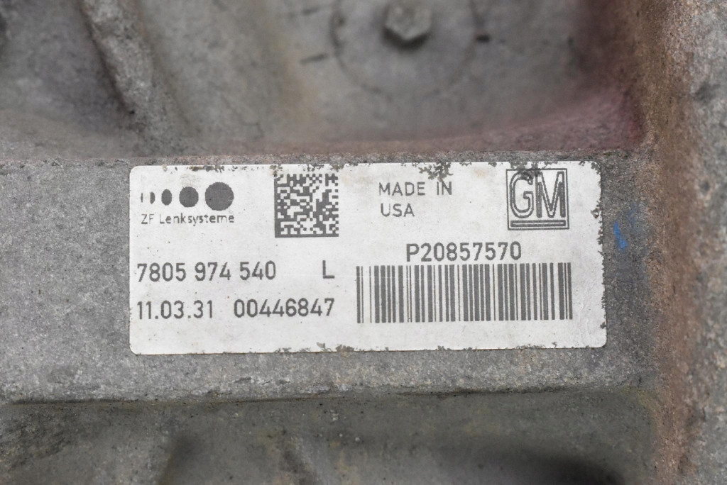 фото №8, Трансмісія рейка рульова eu p20857570 chevrolet equinox 2 ii 2.4 182 km 10-15