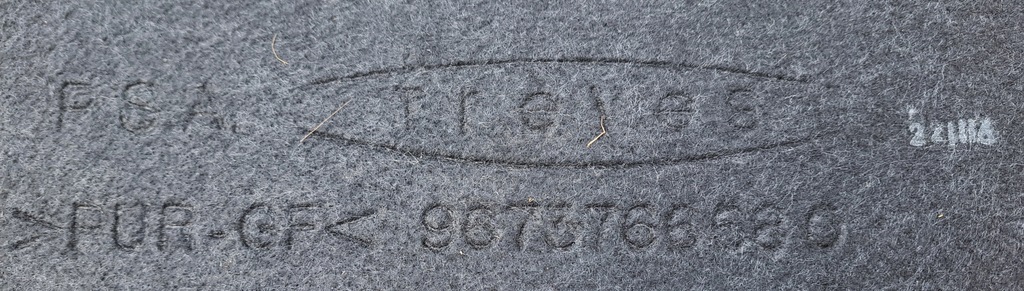 фото №5, Peugeot 208 i 2012-2019 полиця багажника 9673766680