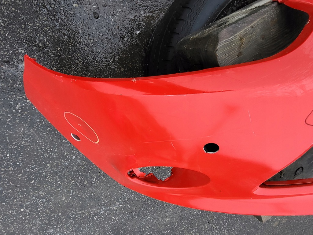 фото №15, Бампер передний перед ford focus 3 iii mk3 красный оригинальный номер