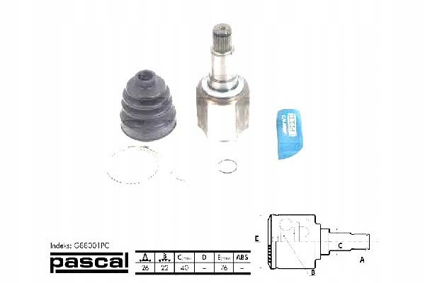 фото №2, Шарнір привідний внутрішній suzuki grand vitara ii