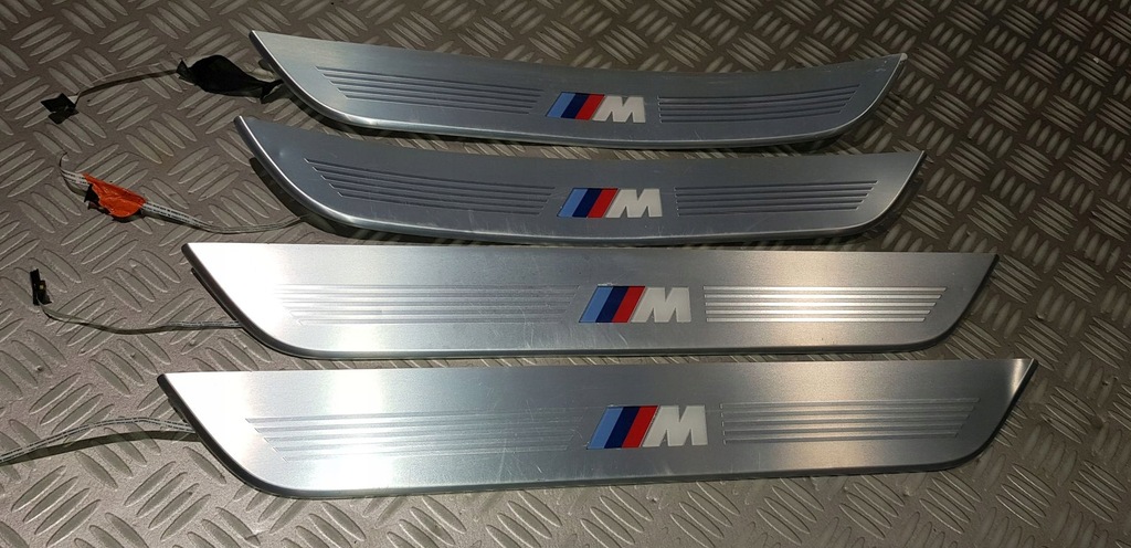 фото №11, Bmw g11 m набор молдинг led порог накладки пороговые подсвечиваемые комплект 4szt