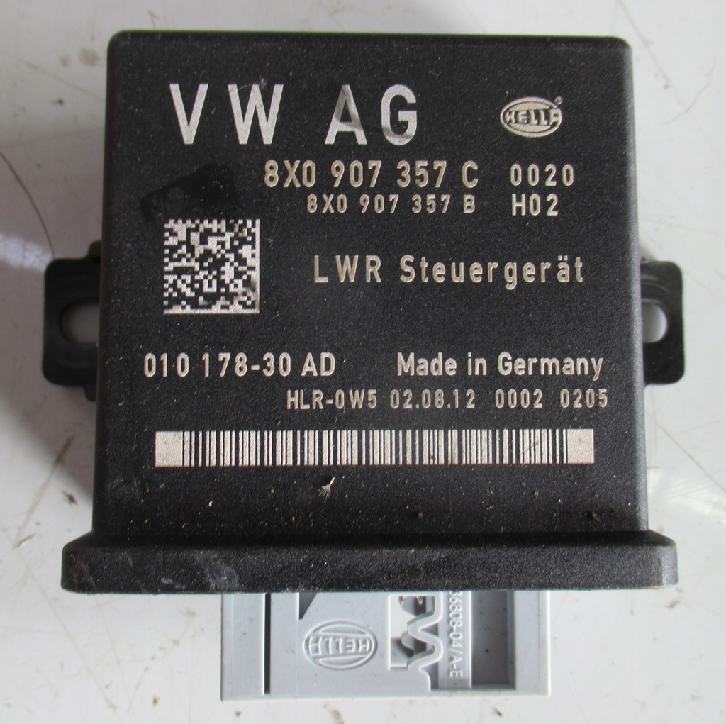 фото №1, Audi a3 8p sportback модуль блок керування світла 8x0907357c