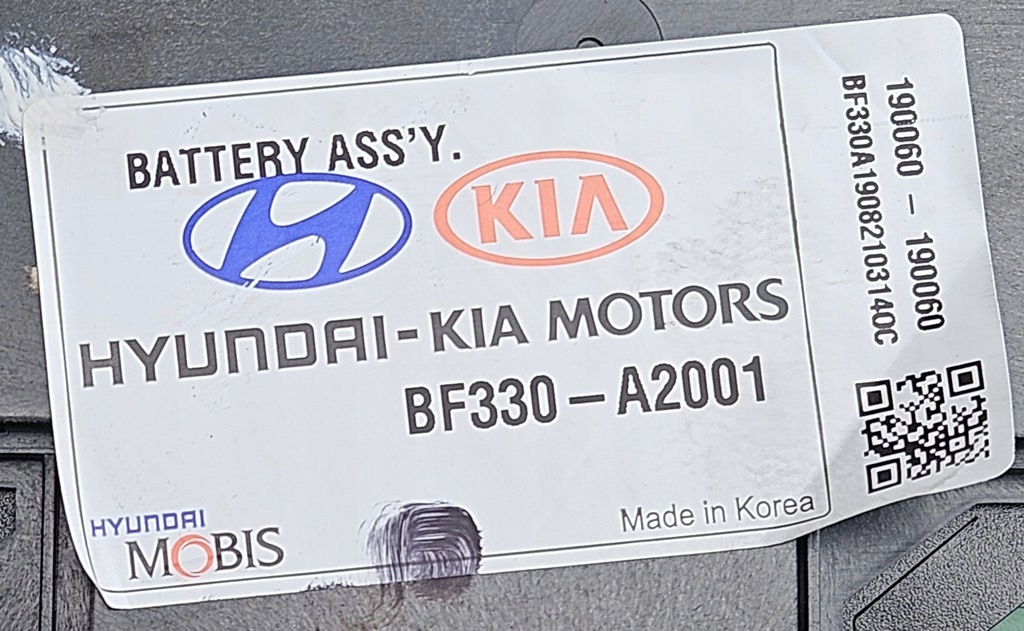 фото №12, Набор аккумулятора аккумулятор аккумулятор kia soul ii 2 2013- bf330-a2001 190060