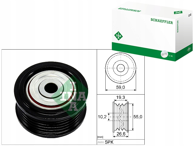 фото №1, Ролик направляющая ремень клиновой mitsubishi l200 l200 triton pajero