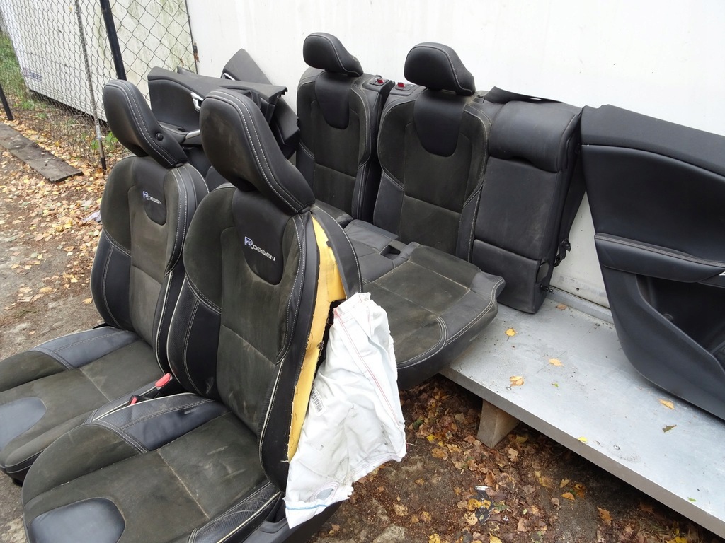 фото №7, Volvo v4o ii сиденья заднее сиденье обшивки комплект r-design