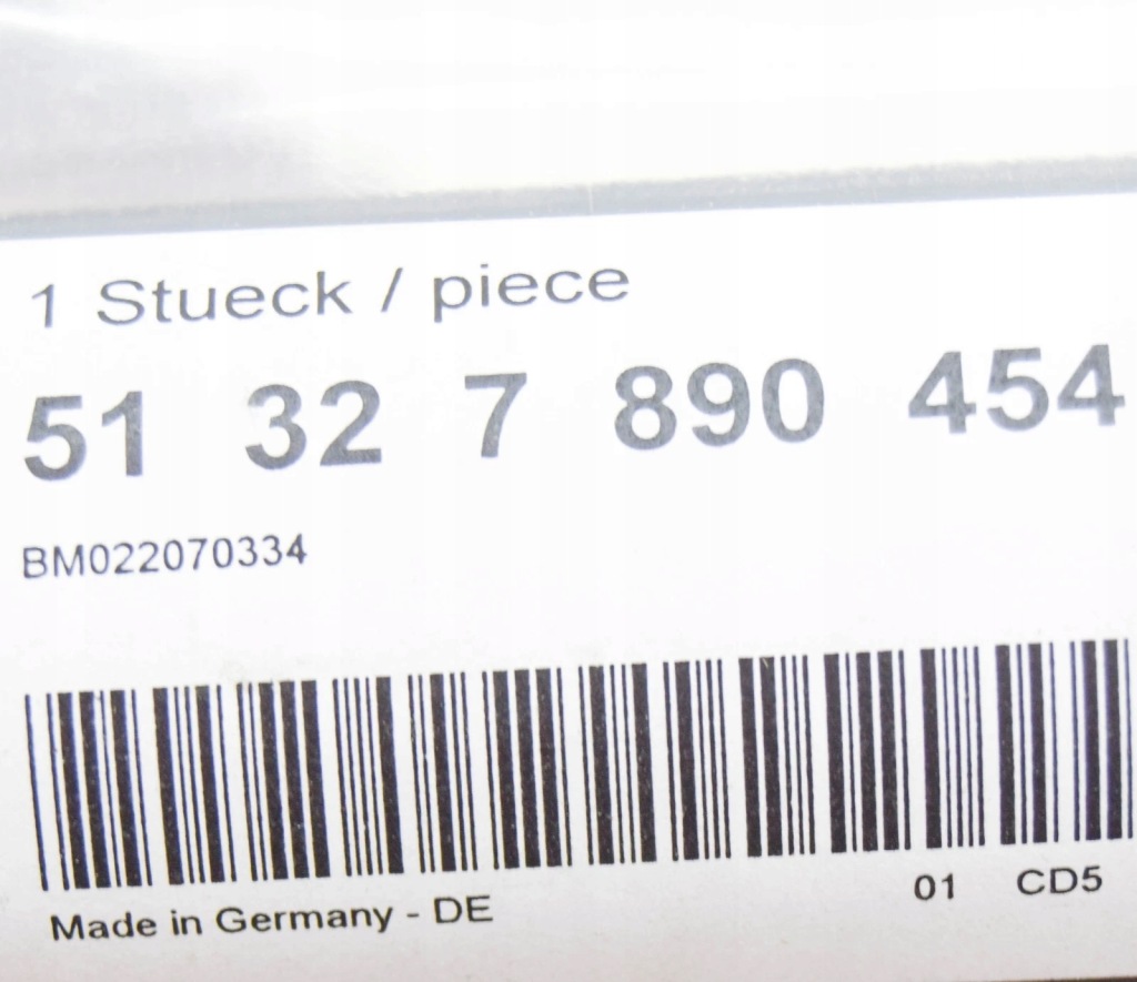 Купити Bmw 3 e46 передня частина правий outer ущільнювач 51327890454 7890454 oem