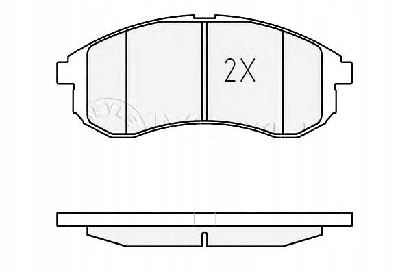 фото №1, Meyle тормозные колодки тормозные mitsubishi перед l200 96-07