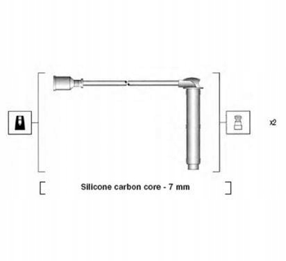 фото №1, Набор трубопровод зажигания magneti marelli 941255180828