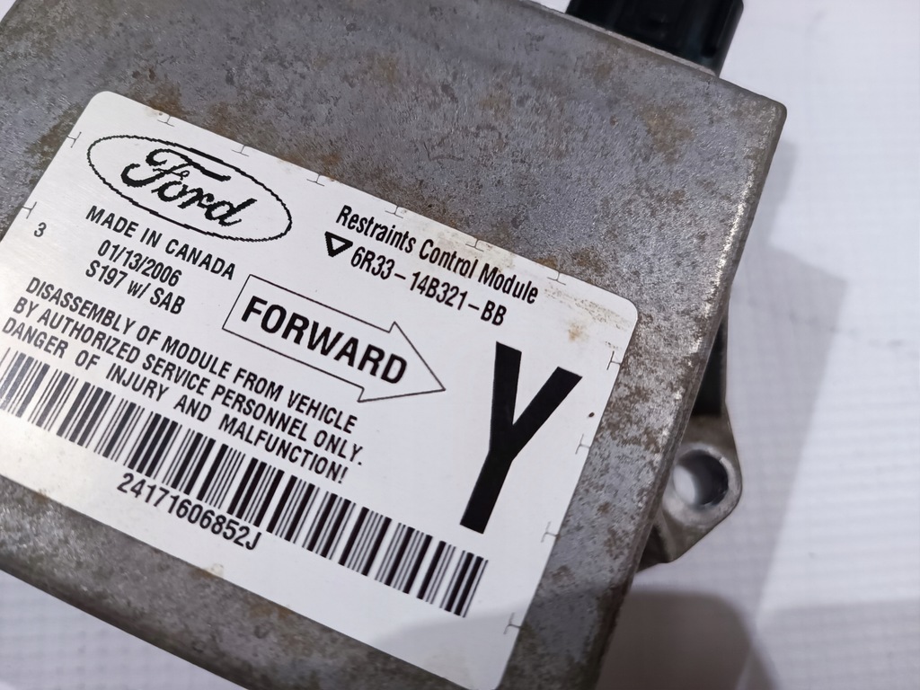 фото №5, Модуль подушка безпеки блок керування датчик ford mustang 2005-2009