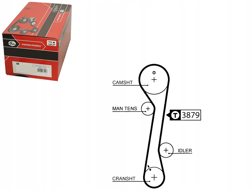 фото №1, Ремень распределительного вала hyundai coupe elantra highway i30 l