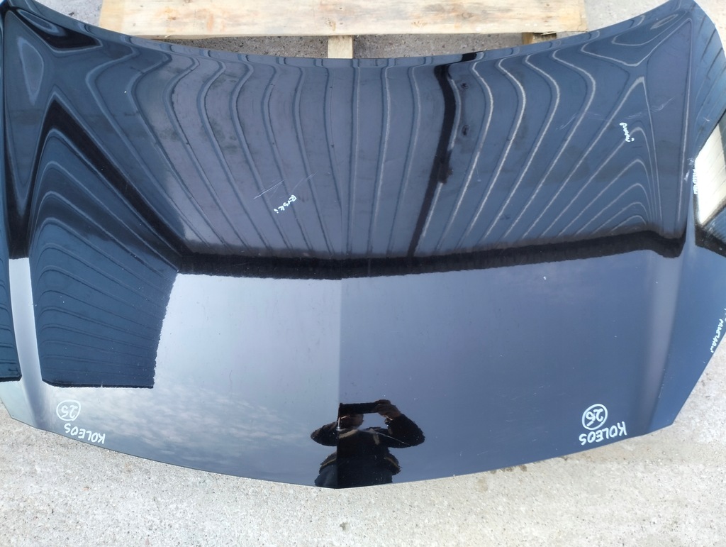 фото №6, Капот оригинал лак renault koleos i lata 2007-2011