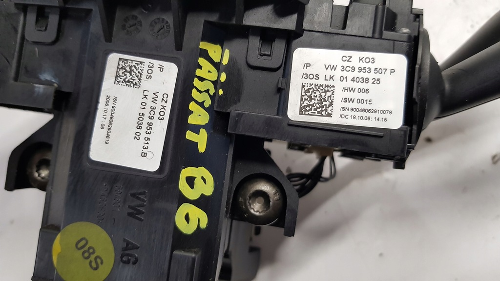 фото №9, Перемикач стрічка круїз-контроль vw passat b6 3c0953549e