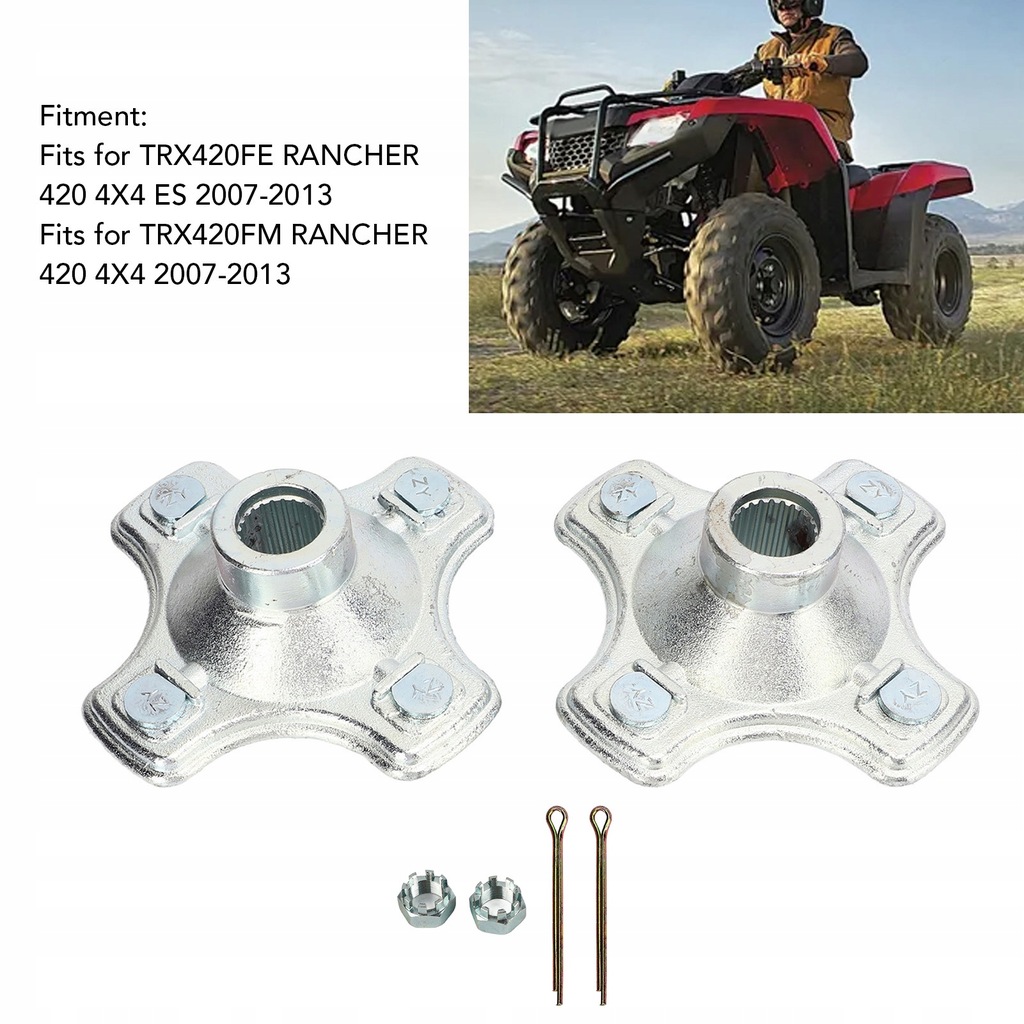 фото №10, Ступиця колеса задній osi металева 4-śrubowa ступиця