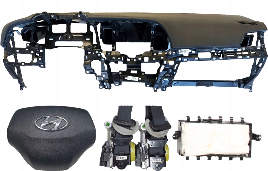 фото №1, Приборная панель консоль подушка безопасности ремни hyundai elantra