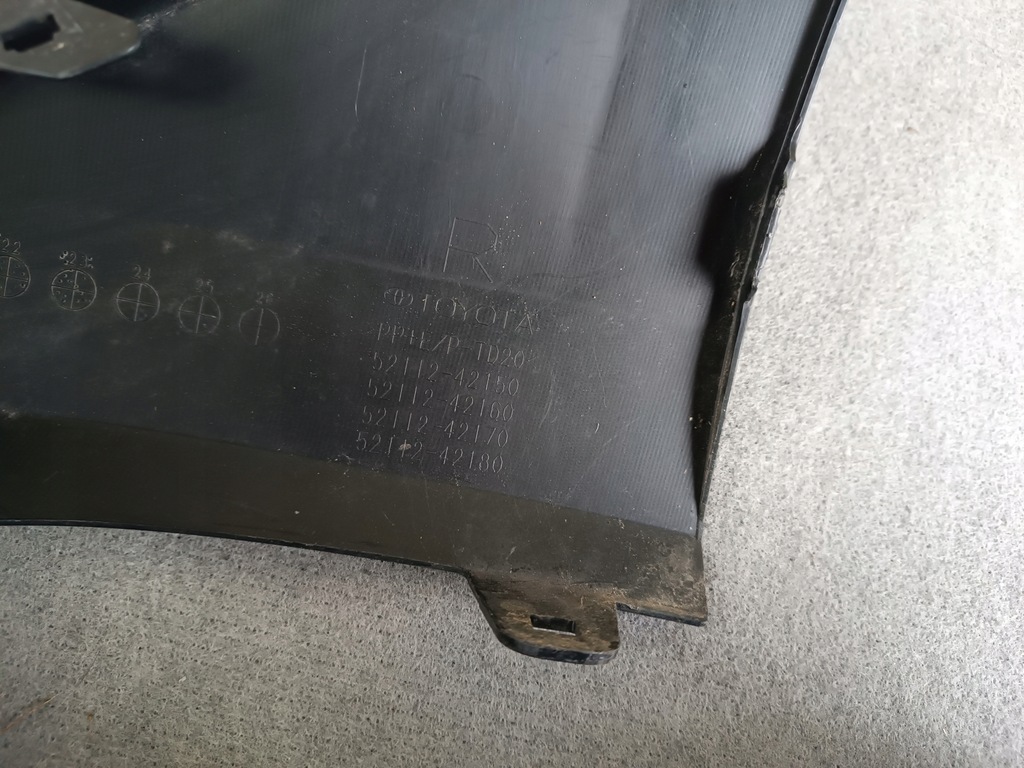 фото №12, Toyota bz4x bz 4x правый bok уголок w бампер перед передний 1xpdc 3072