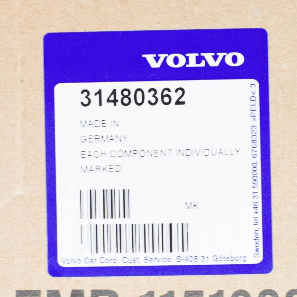 фото №10, Набор ремни многоручейковых volvo xc90 mk2 оригинальный 31480362