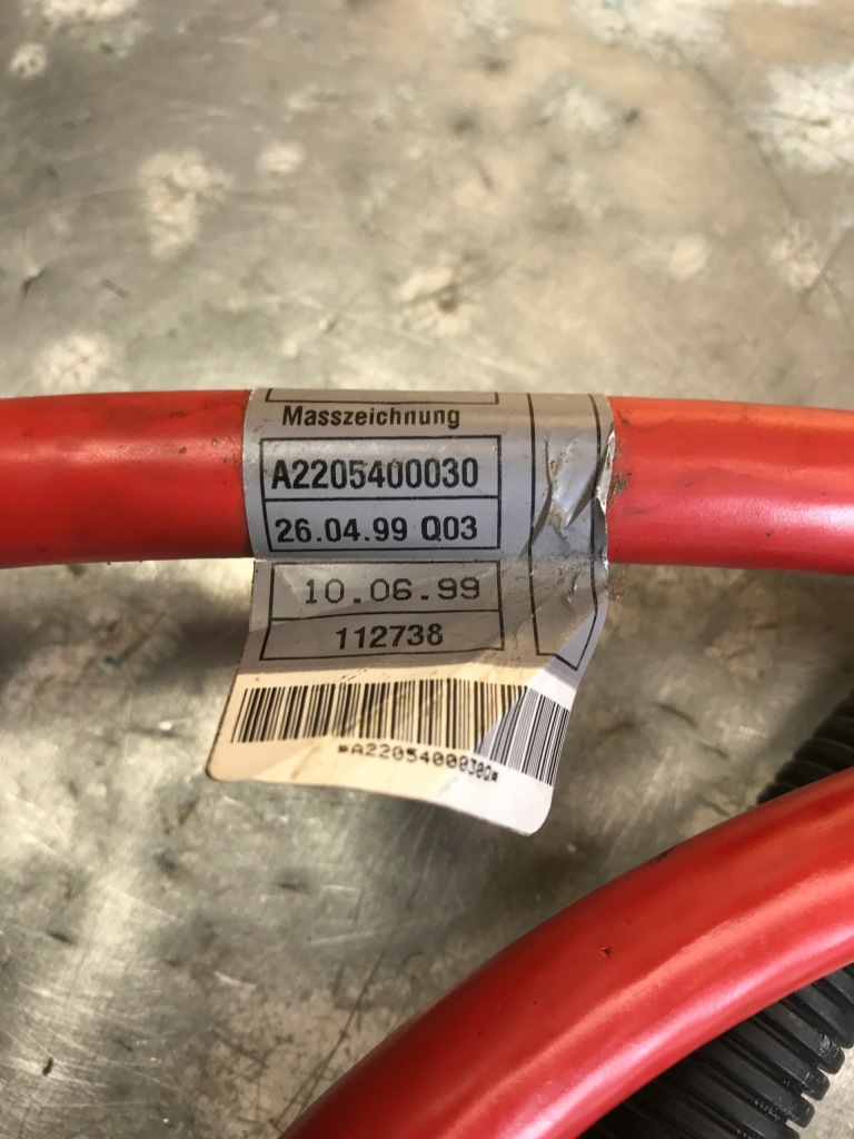 фото №4, Клема кабель шланг акумулятор mercedes w220