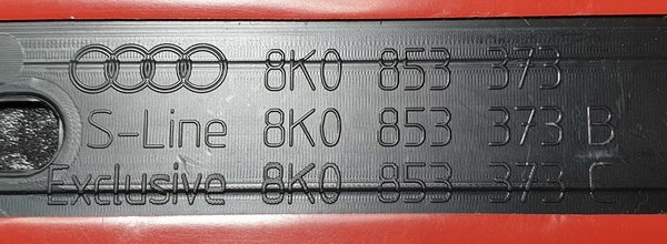 фото №15, Audi a4 b8 s-line молдинг порог левая 8k0853373b