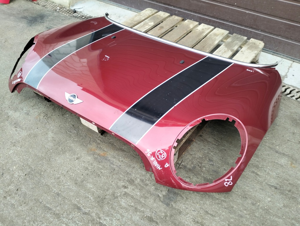 Капот mini cooper r56 2006-2010 оригинал лак 857/3 nightfire red бензин Цена