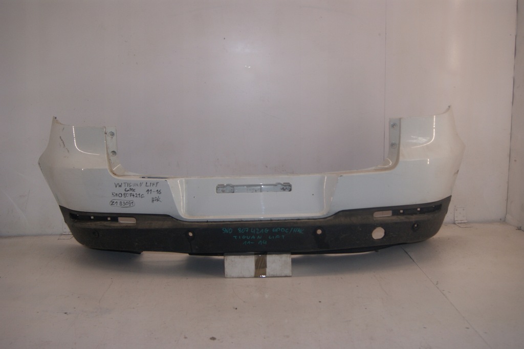 фото №6, Vw tiguan lift 2011- бампер задний задняя 5n0