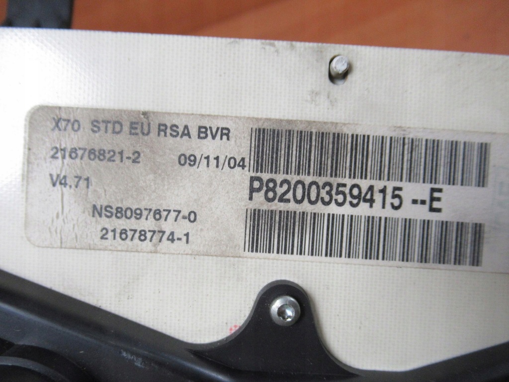 фото №3, Лічильник renault master ii 2,5 dci 03- p8200359415e europa