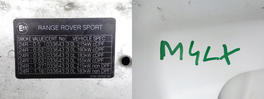 Range rover sport 2 l494 13-22 рестайлінг  капот кришка капот motorhaube перед Зі Шроту