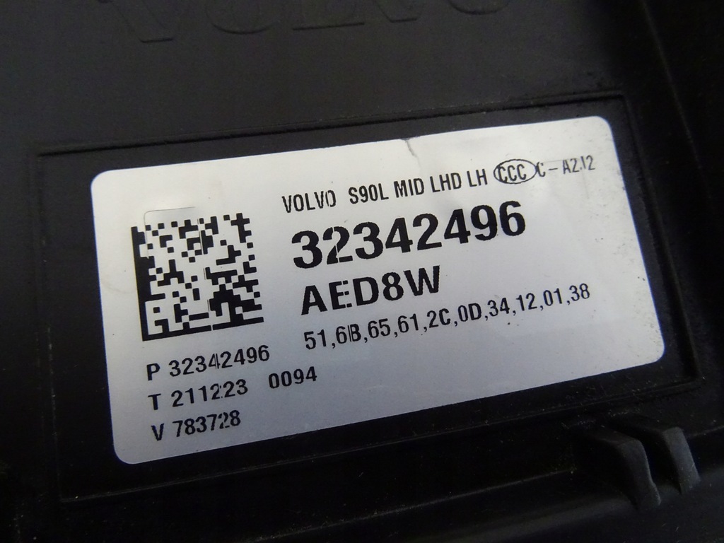 фото №9, Лампа ліва перед volvo s90 mid led lhd 32342496 llu