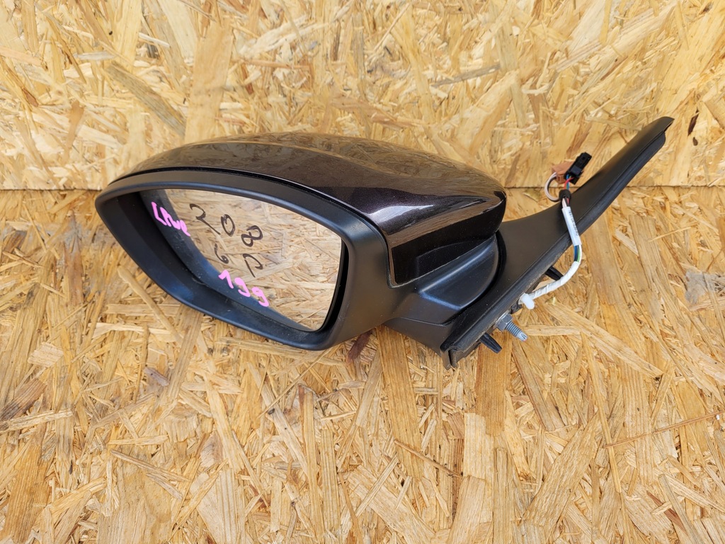 фото №1, Зеркало наружное левая peugeot 208 2008 i 6pin