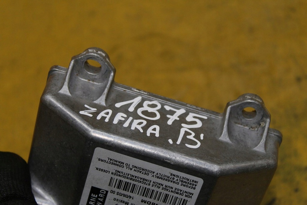 фото №6, Модуль датчик подушка безопасности zafira b 13137907fw