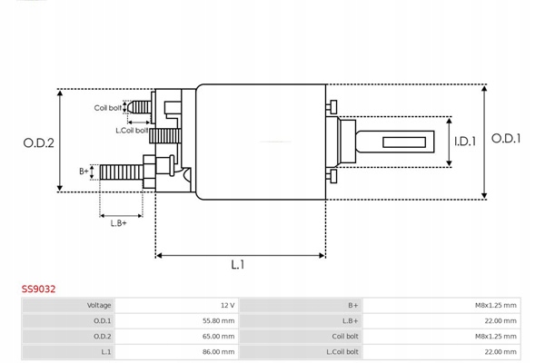 фото №4, Автоматическая коробка передач стартер выключатель ss9032 as-pl