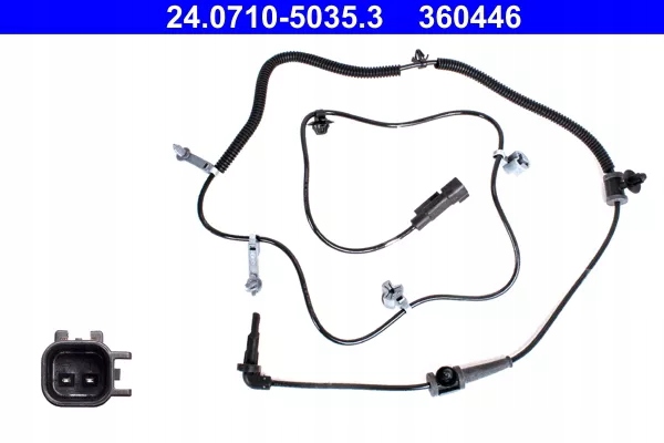 фото №2, Датчик, скорость вращательная колеса ate 24.0710-5035.3