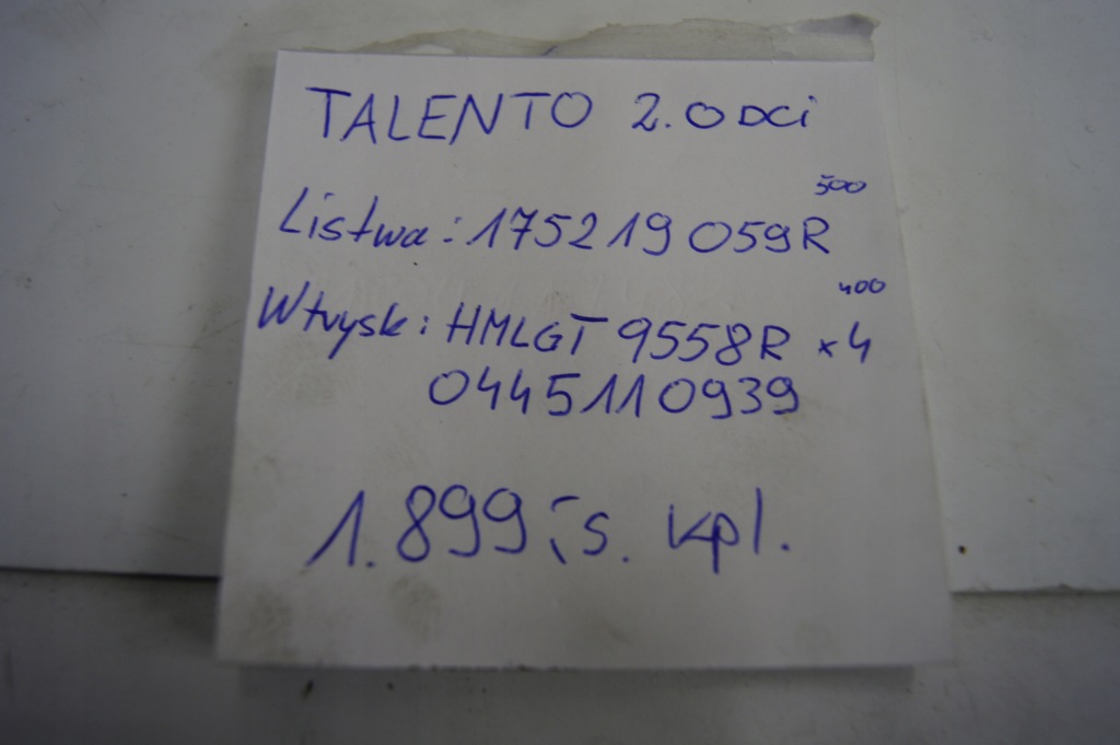 фото №9, Форсунки форсунки інжектор 2.0 dci talento