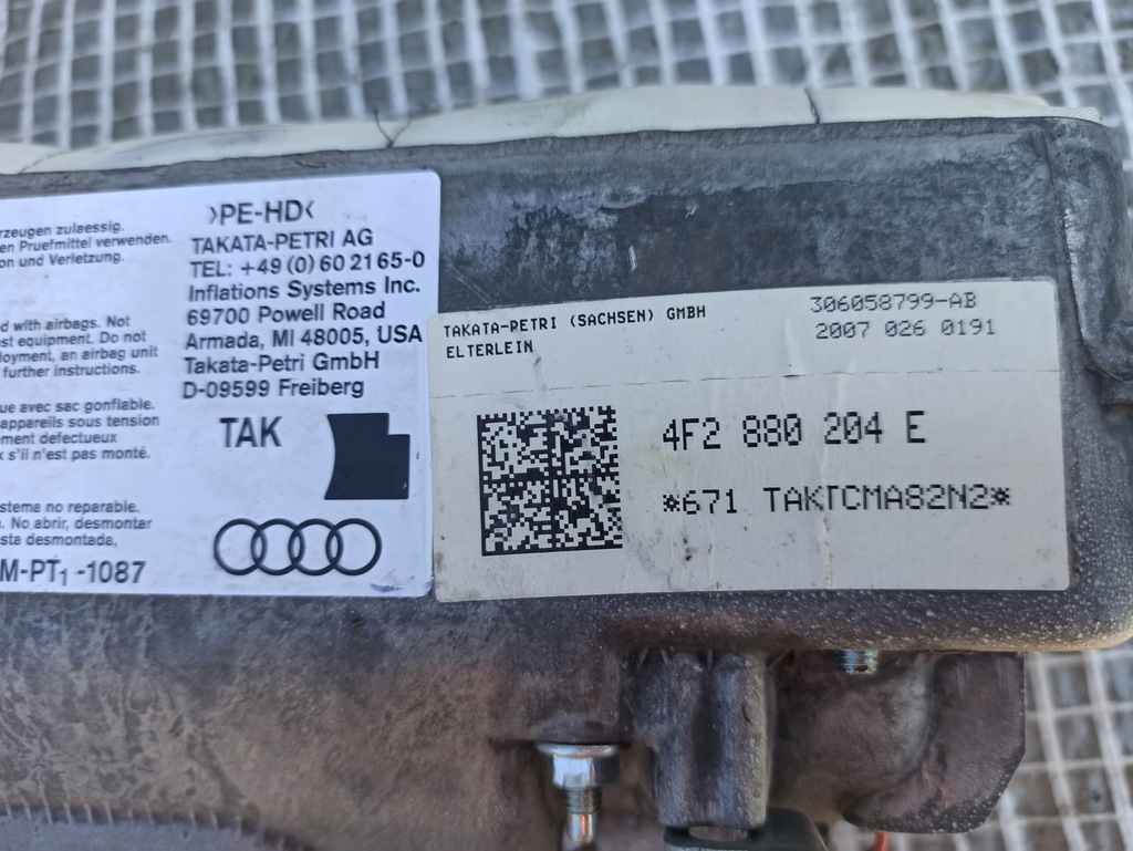 фото №6, A6 c6 4f0 подушка пассажира подушка безопасности 4f2880204e