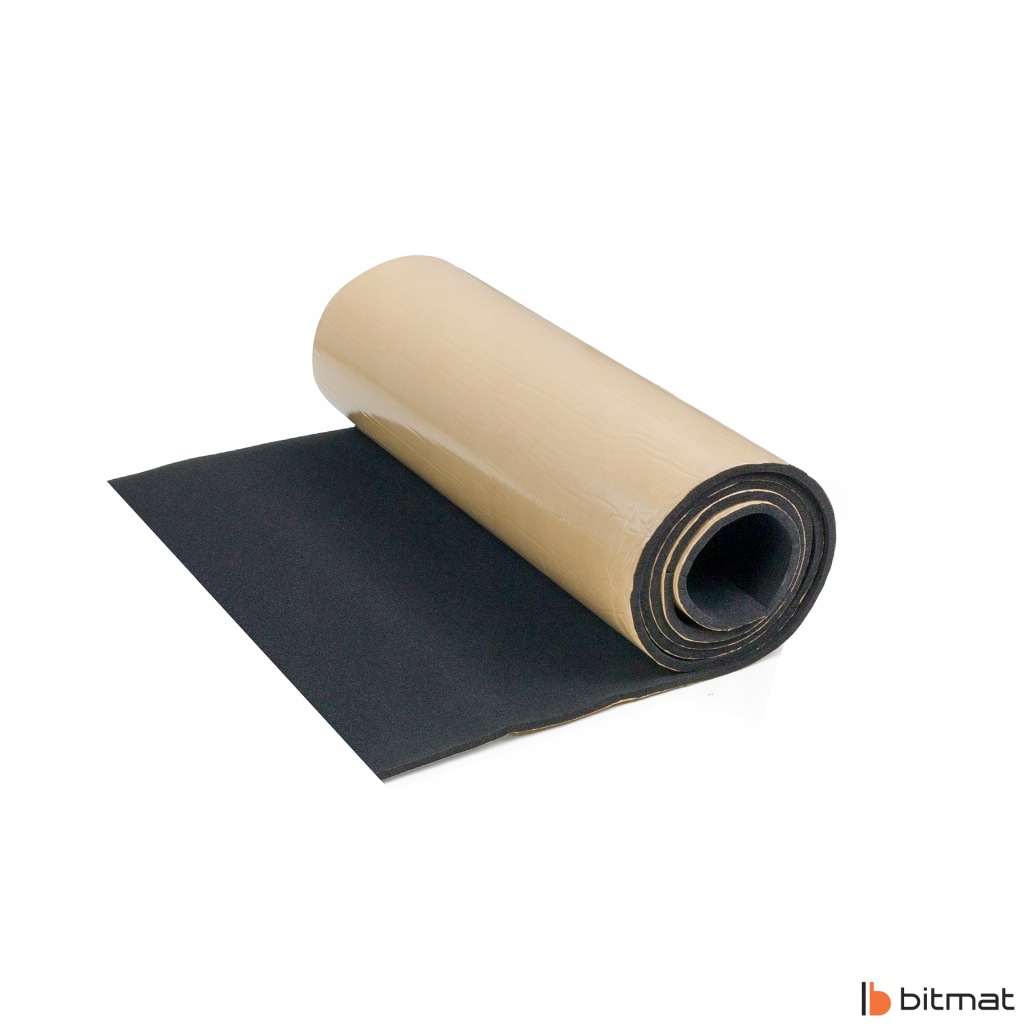 Купити Піна шумоізоляційна мат trudnopalna klej15mm до відсік двигуна поглинач