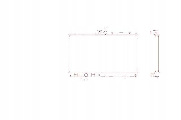 Радиатор к mitsubishi lancer 2,0 16v 98- 04 Киев