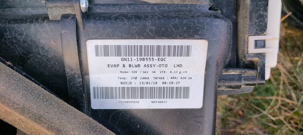 фото №5, Отопитель комплектная ford ecosport mk2 lift 17- 1.5 tdci gn11-19b555-egc