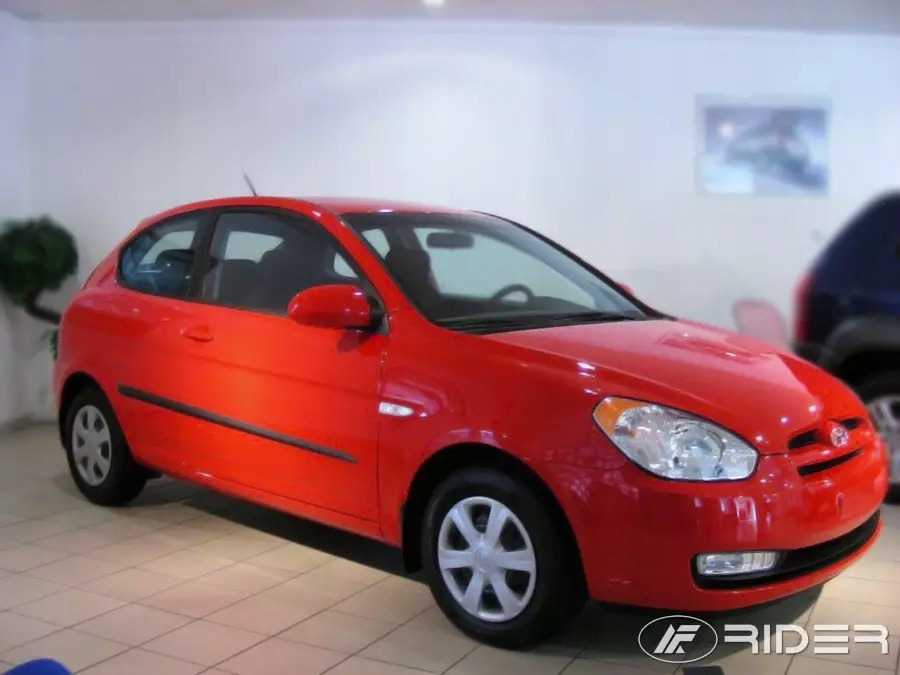 фото №3, Hyundai accent 3d 2006-11 накладки бічний