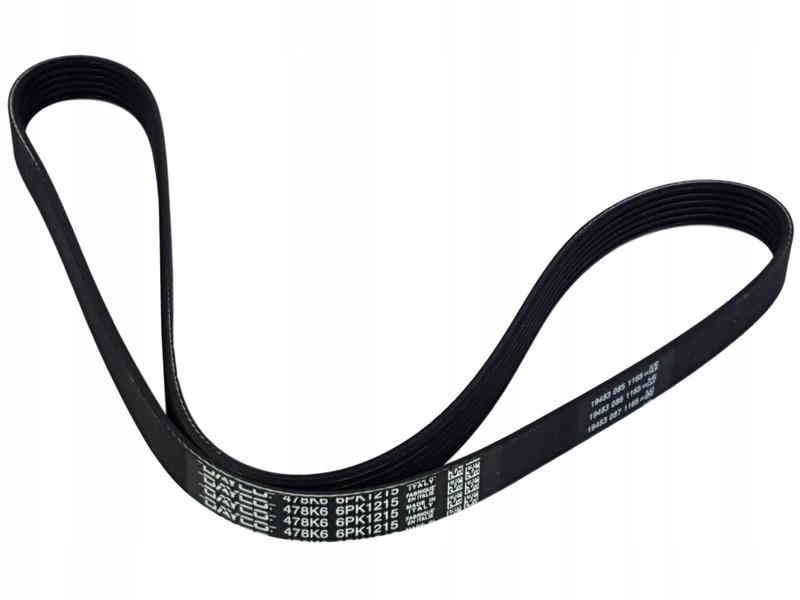 фото №11, Dayco ремінь 6pk1215 citroen c4 c5 ii iii c8 2.0 hd