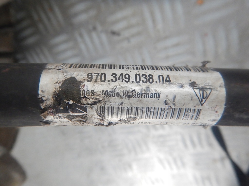 фото №2, Porsche panamera gts 970 ліва привідний вал перед