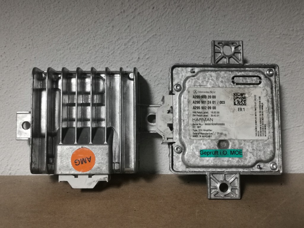 фото №1, Ecu підсилювач блок керування модуль підсилювача mercedes a2959002000 a2979004516