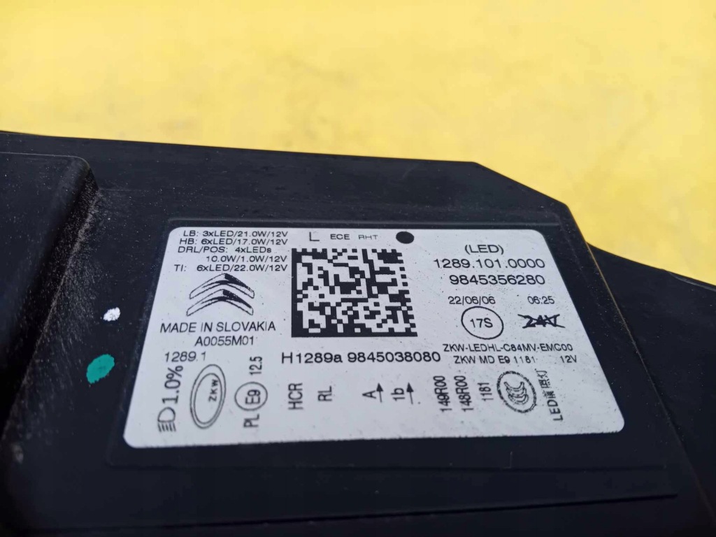 фото №9, Citroen c5 aircross лампа перед левая правая lift 2022r ideał 9845356280