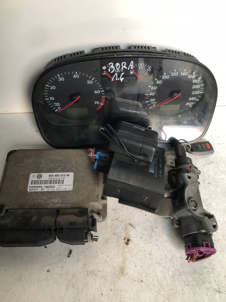 фото №1, Блок керування набір стартовий volkswagen bora 1.6 06a906019ak