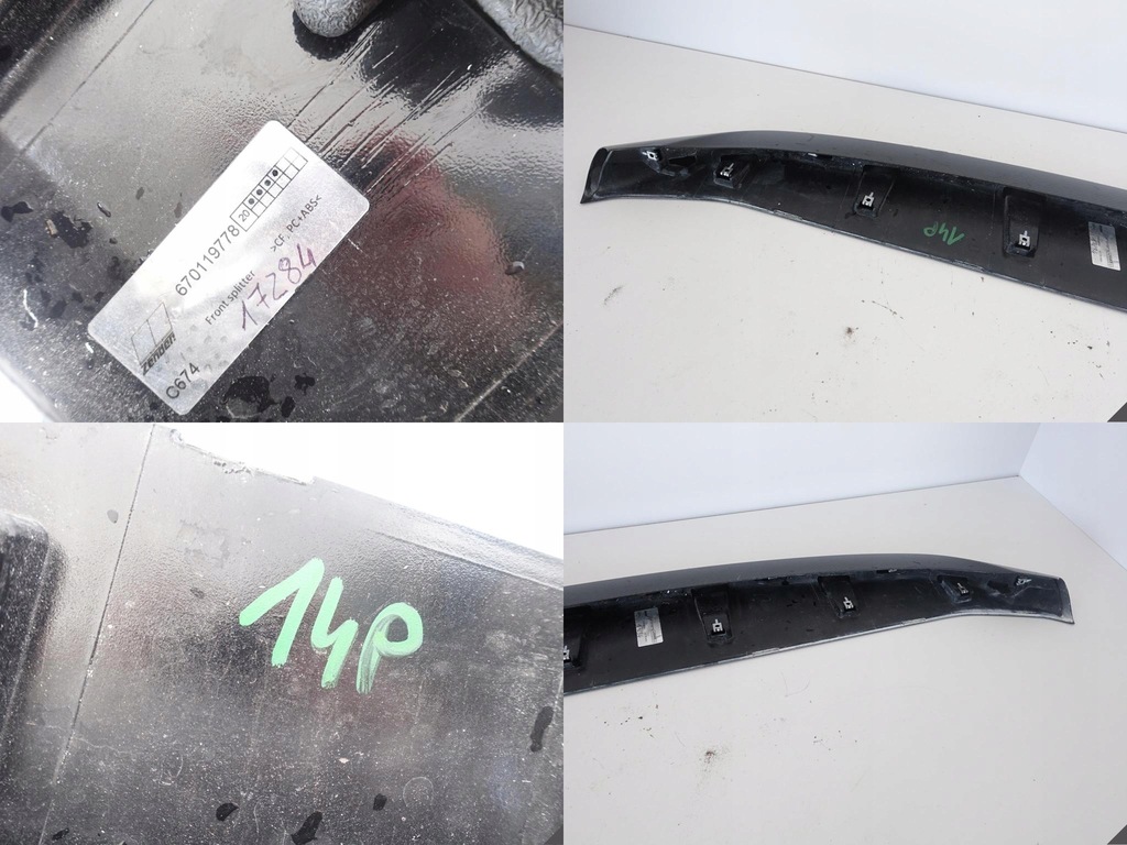 фото №12, Maserati levante 18- lift карбон спойлер перед