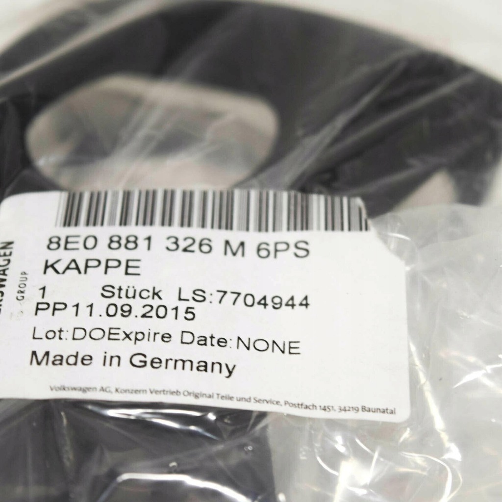 фото №7, Крышка czapka czarna vag golf iv bora оригинальный 8e0881326m6ps