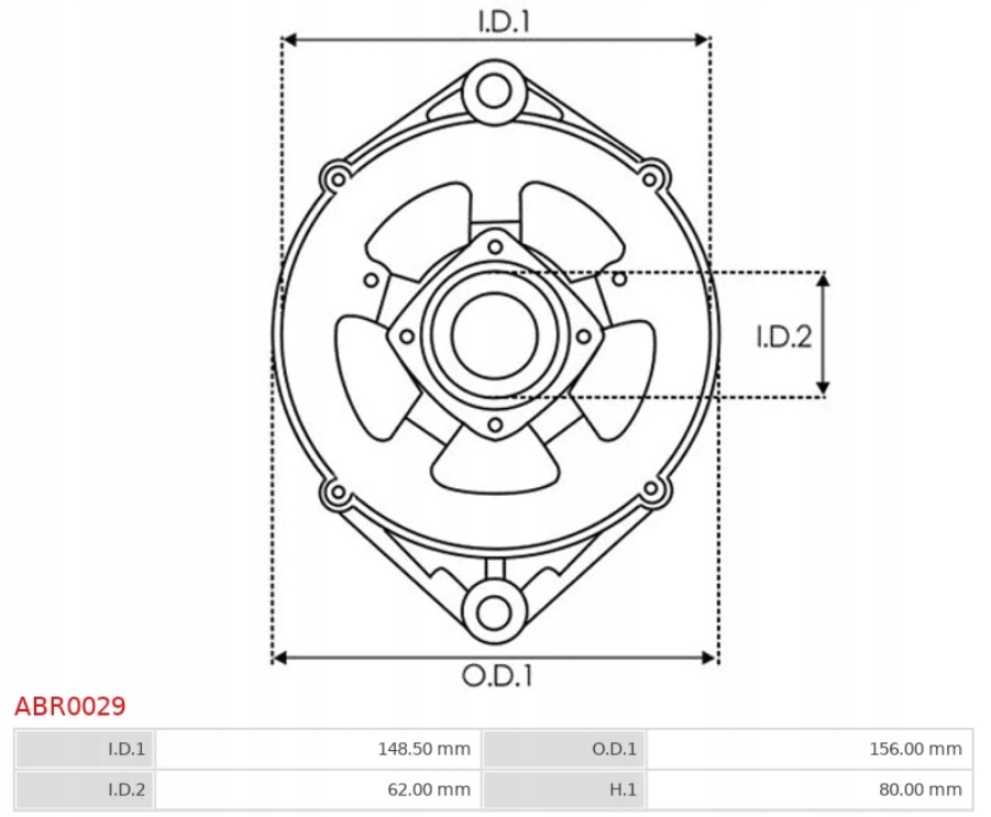 фото №3, Корпус генератора abr0029 as-pl