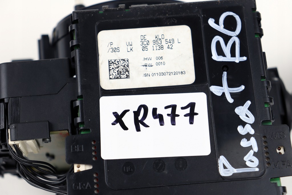 фото №11, Vw passat b6 перемикач комбінований круїз-контроль стрічка fis sedan