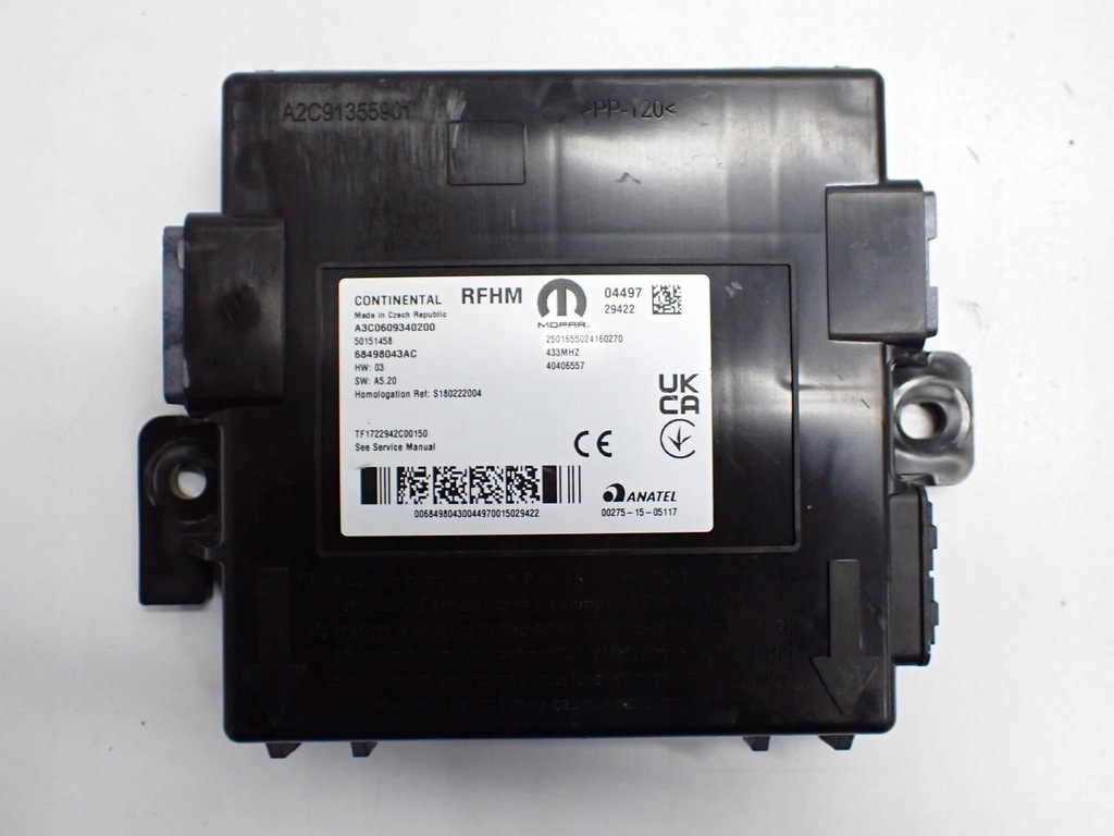 фото №1, Модуль блок керування 68498043ac jeep compass ii 23r